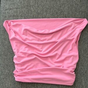 Pink Zara draped top